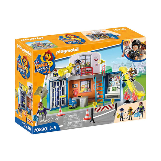 Playmobil Duck On Call Mobile Operations Center Building Set 70830