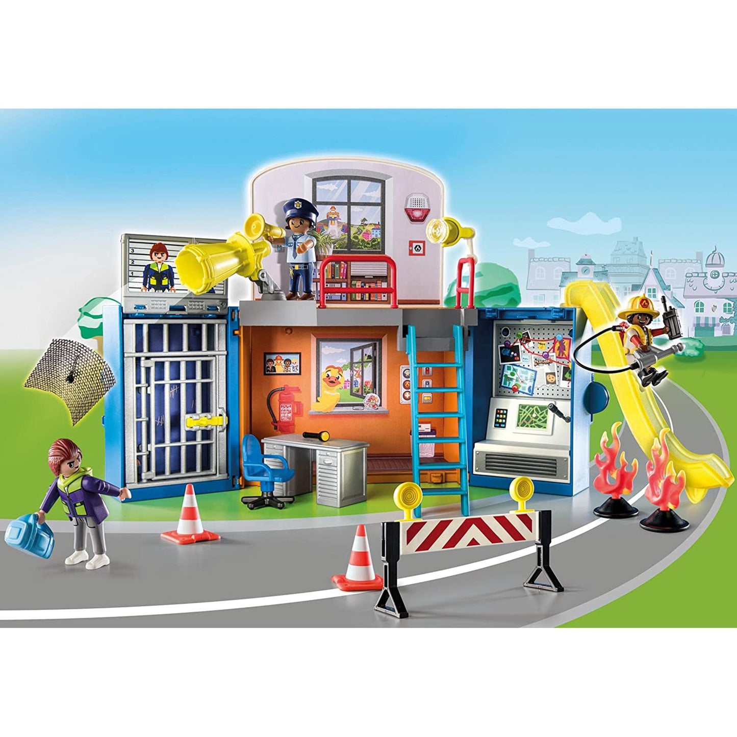 Playmobil Duck On Call Mobile Operations Center Building Set 70830