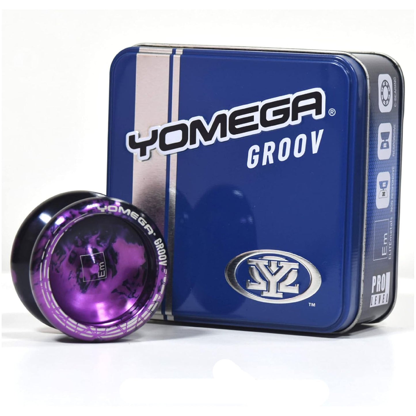 Yomega Groov Black And Purple Pro Level Aluminum Yoyo