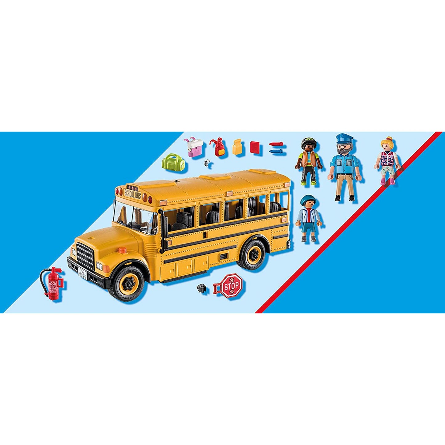 Playmobil School Bus Building Set 70983