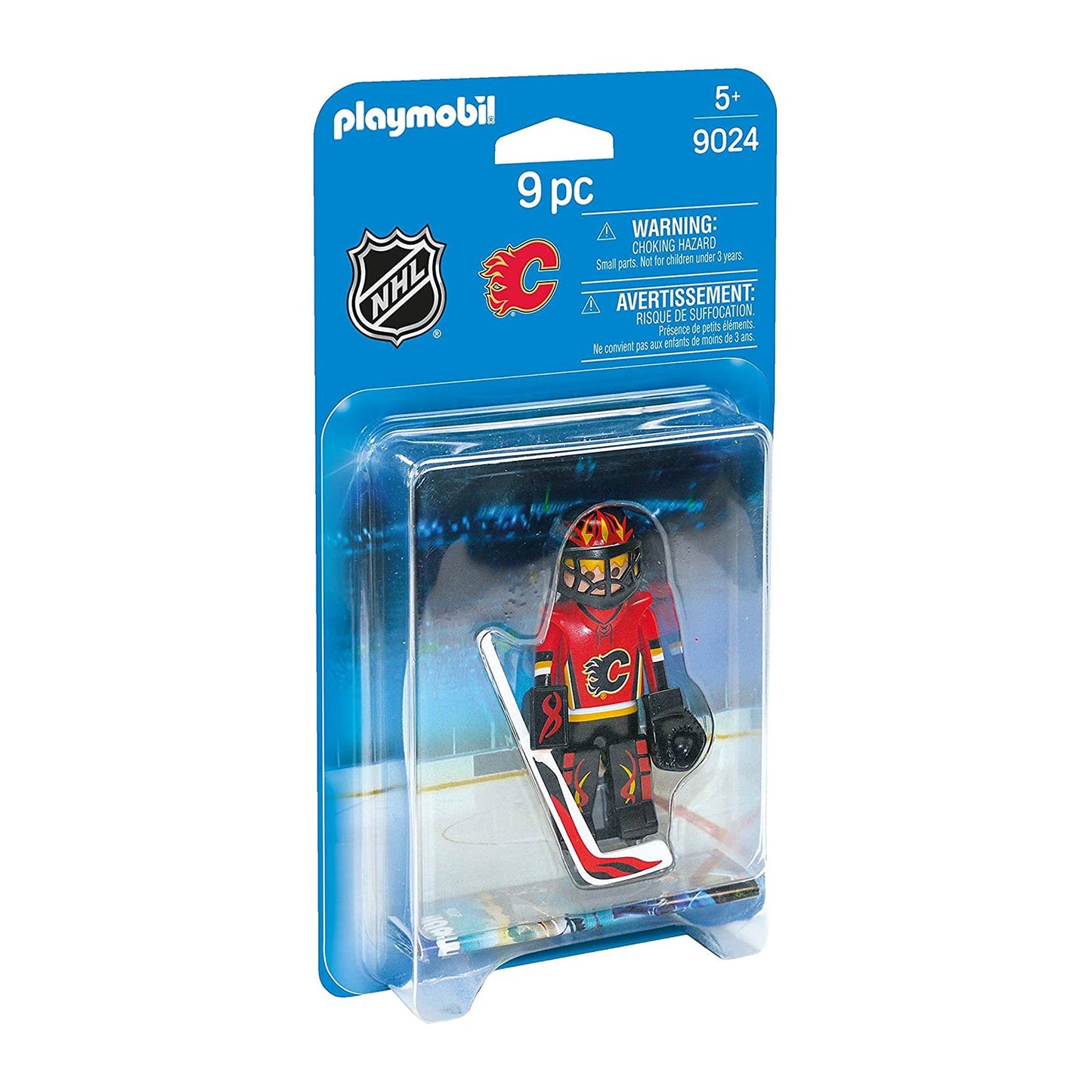 Playmobil NHL Calgary Flames Goalie Player Figure 9024