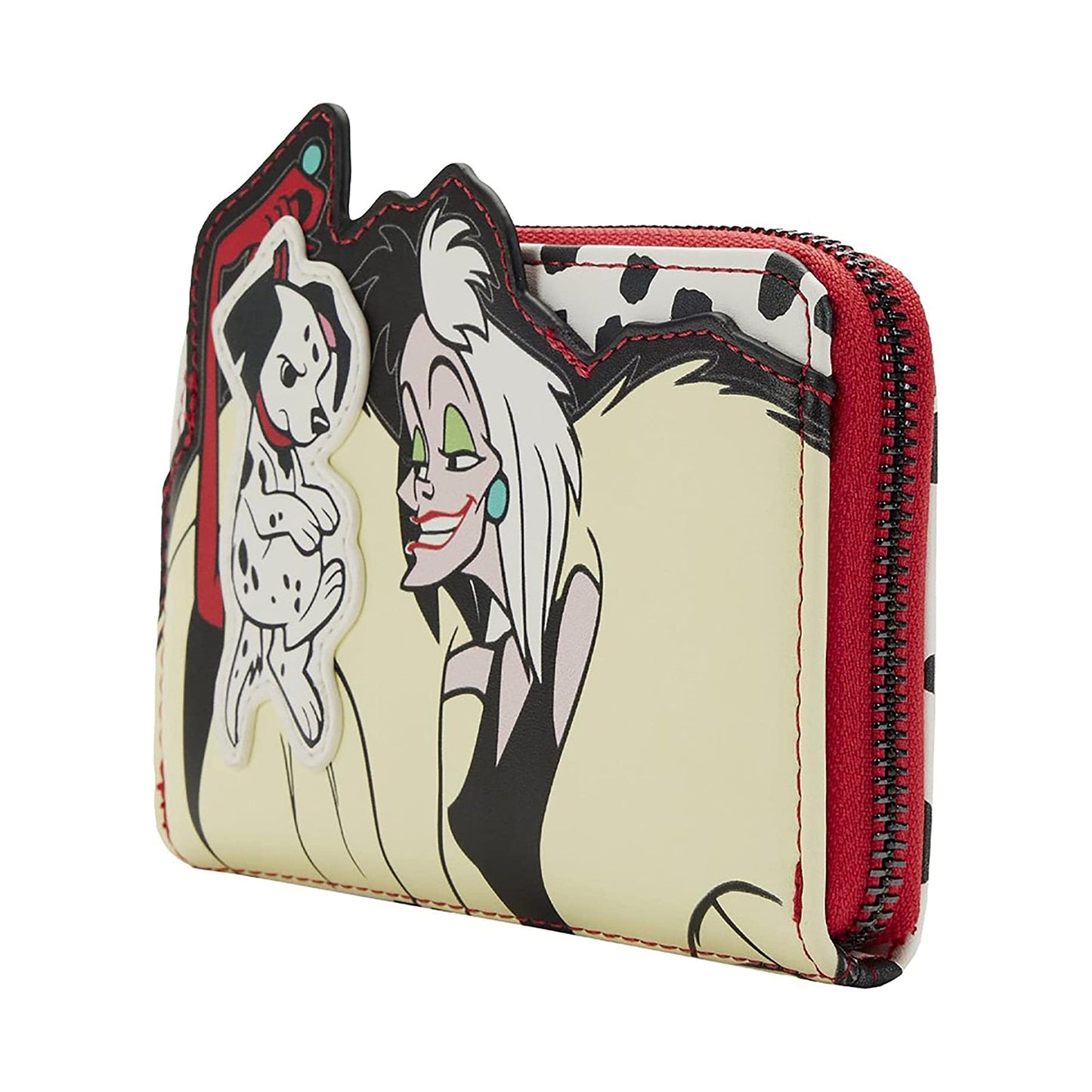 Loungefly Disney 101 Dalmatians Villains Scene Cruella Zip Around Wallet