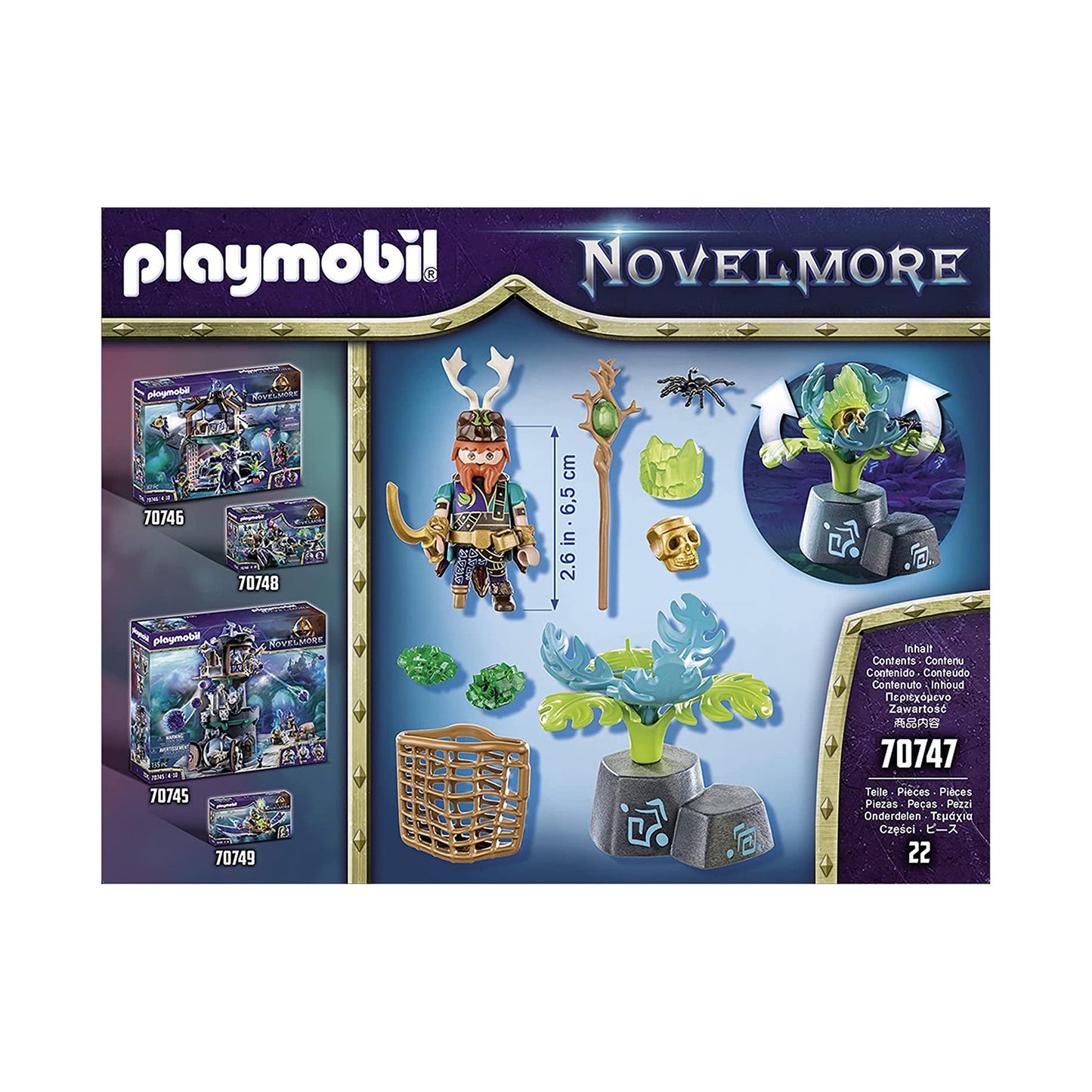 Playmobil Novelmore Violet Vale Plant Magician Building Set 70747