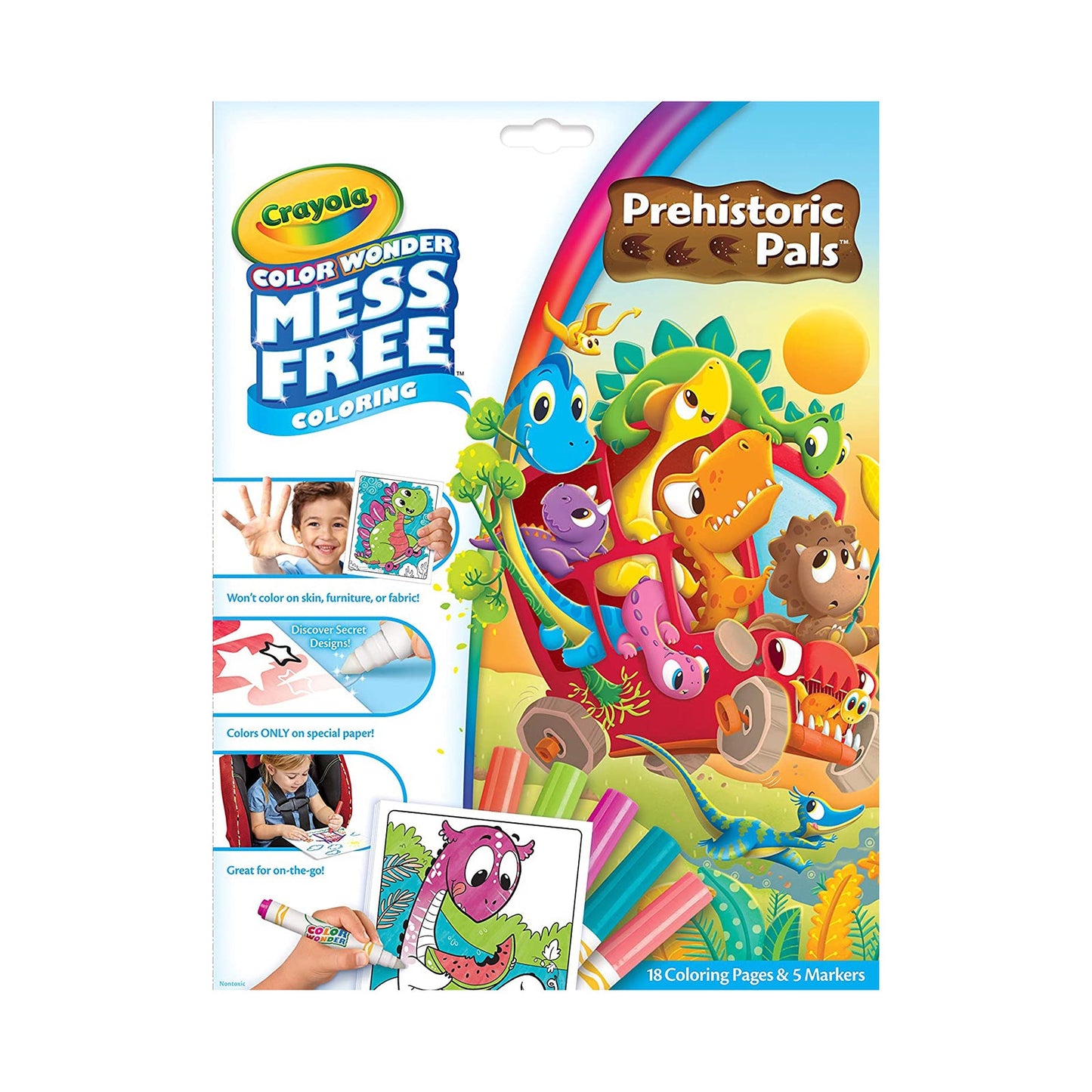 Crayola Color Wonder Prehistoric Pals Foldalope Set