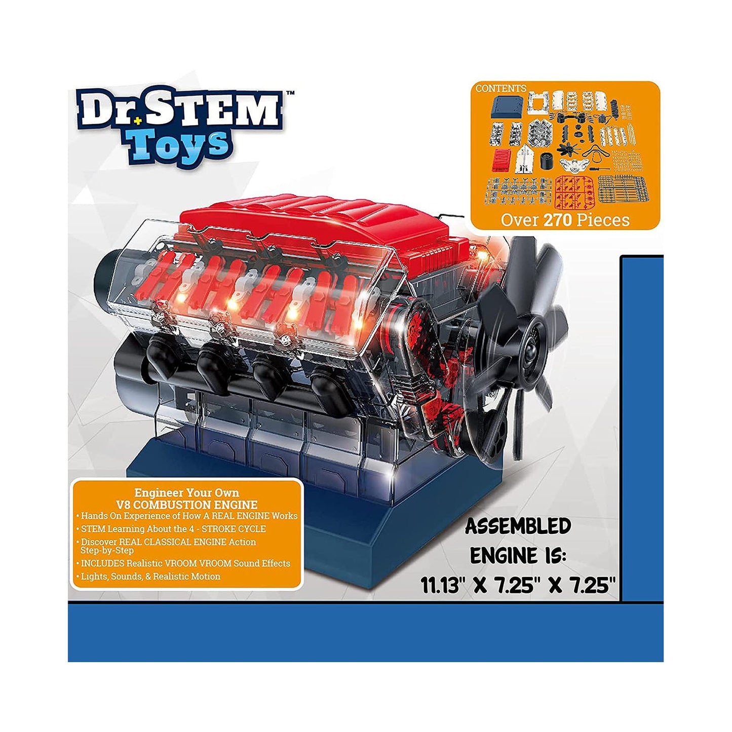 Thin Air Dr STEM V8 Model Engine Kit