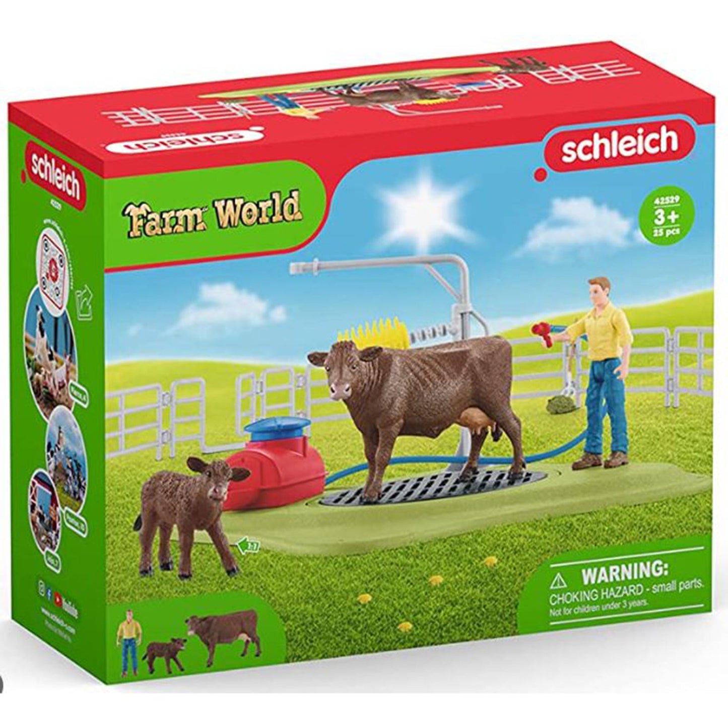 Schleich Farm World Happy Cow Wash Set 42529