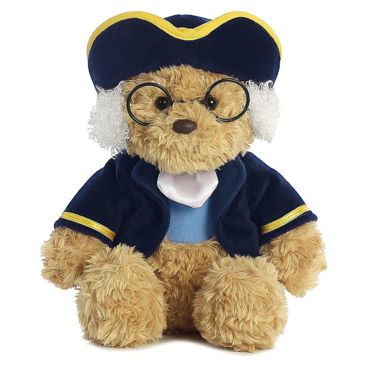 Aurora Ben Franklin Bear 10 Inch Plush Figure