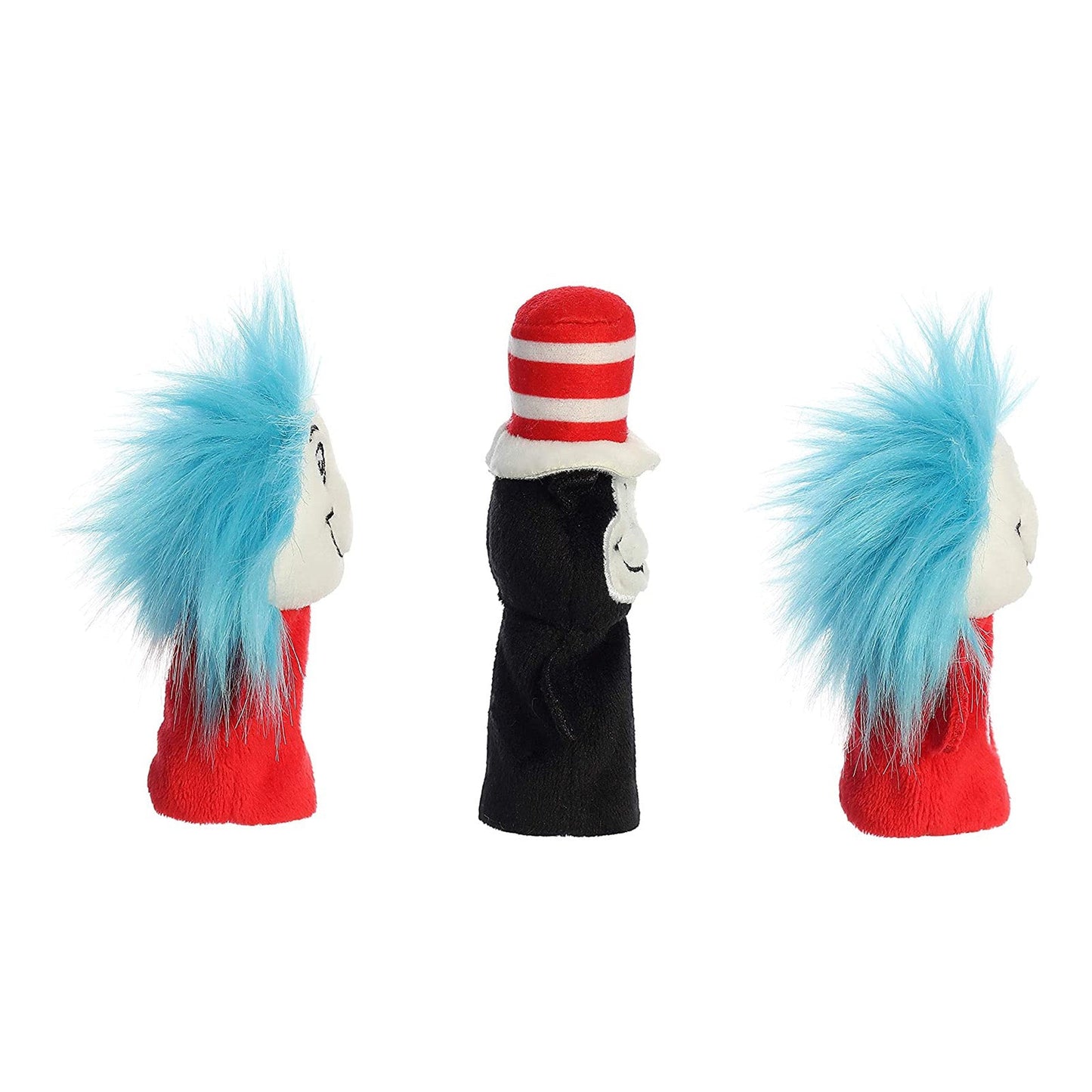 Aurora Dr Seuss Cat In The Hat Finger Puppet Set