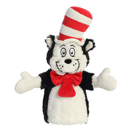 Aurora Dr Seuss Cat In The Hat Hand Puppet 14 Inch Plush Figure