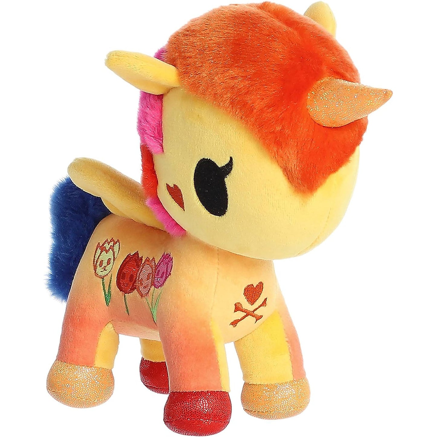 Aurora Flower Power Tulip Unicorn 7.5 Inch Plush Figure