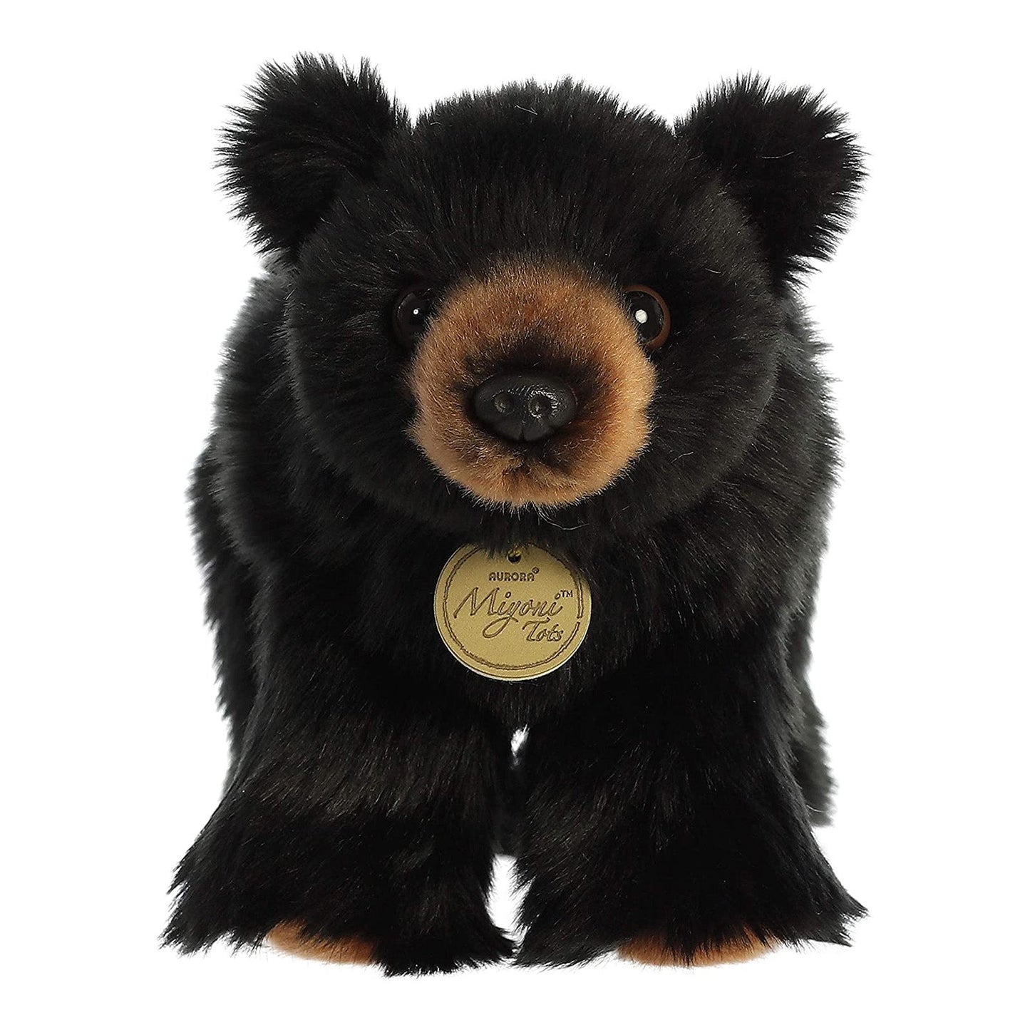 Aurora Miyoni Black Bear Cub 10 Inch Plush Figure