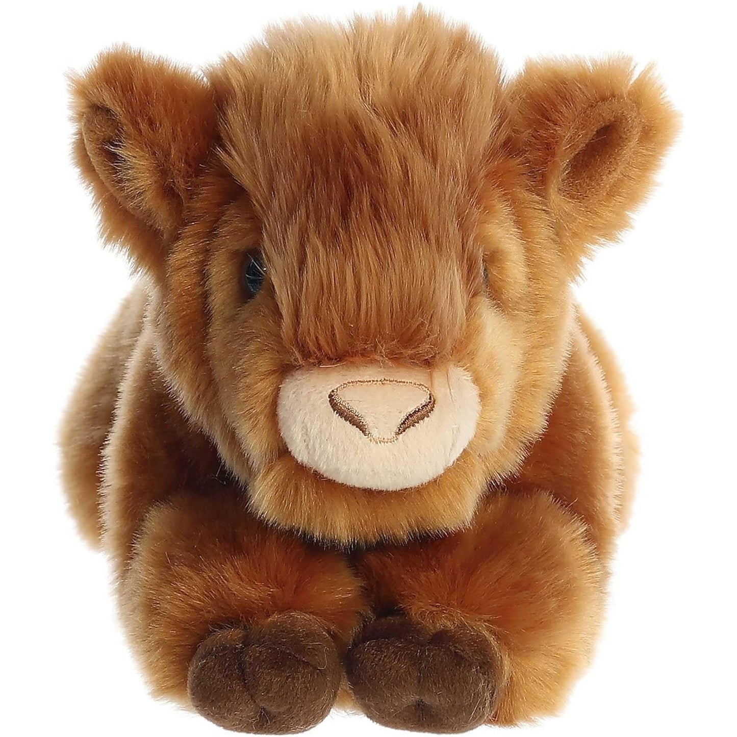 Aurora Miyoni Tots Highland Cow Calf 11 Inch Plush Figure