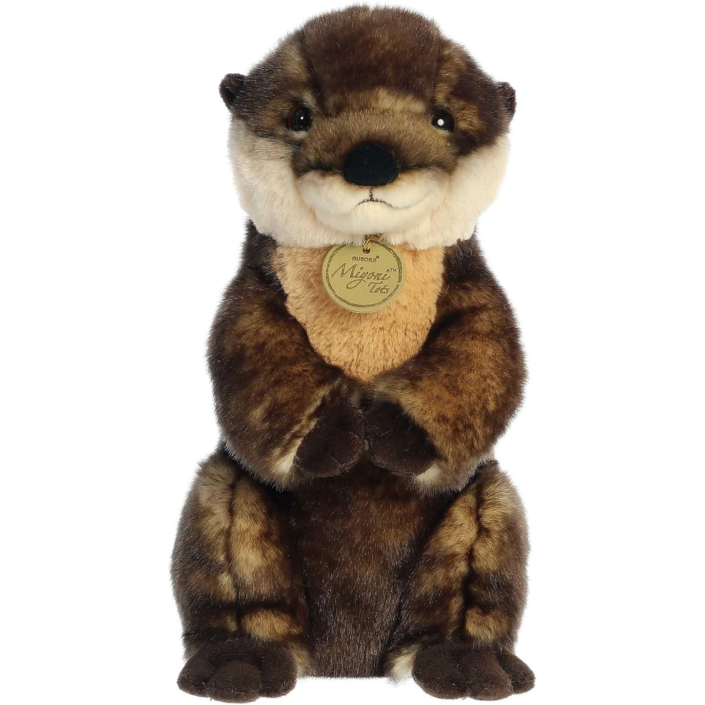 Aurora Miyoni Tots Sitting Pretty River Otter 10 Inch Plush Figure