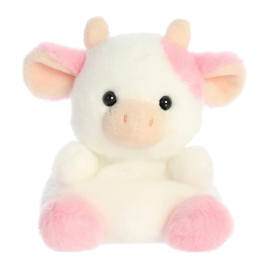 Aurora Palm Pals Belle Strawberry Cow 5 Inch Plush Figure