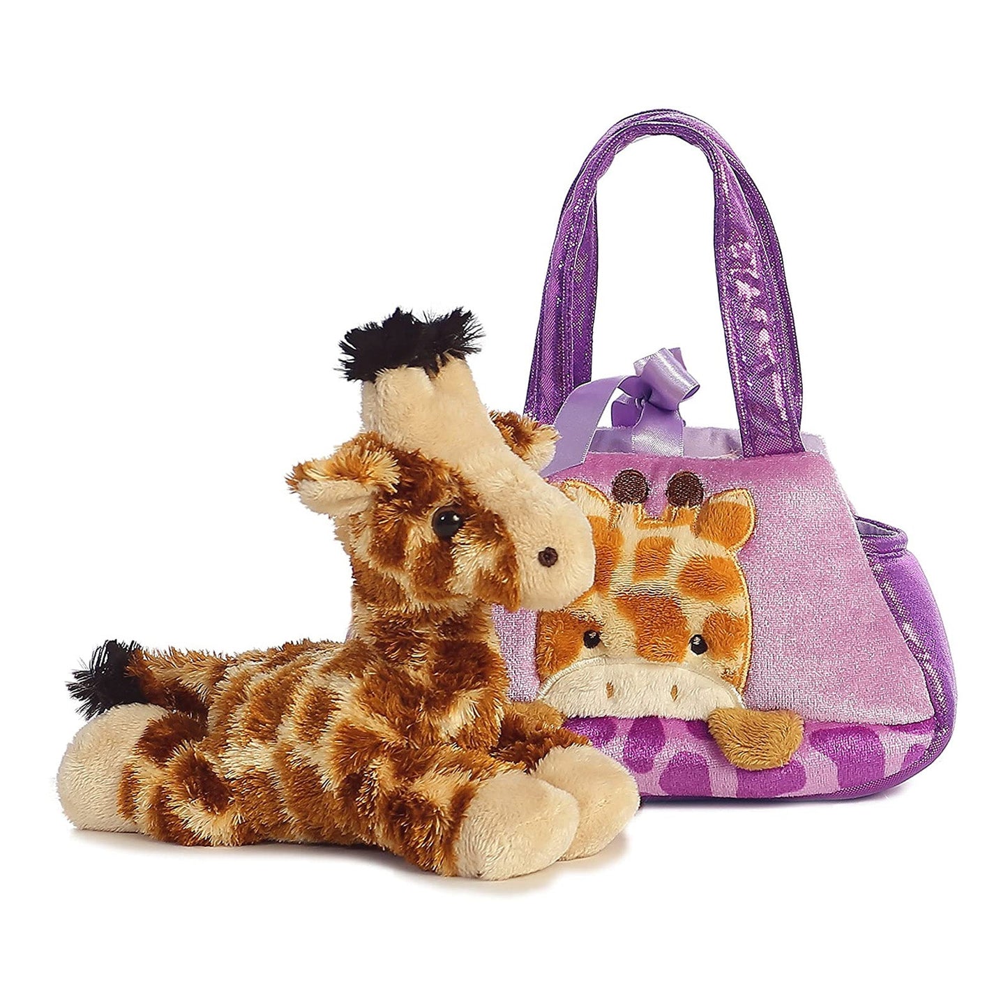 Aurora Peek-A-Boo Giraffe 7 Inch Plush Figure