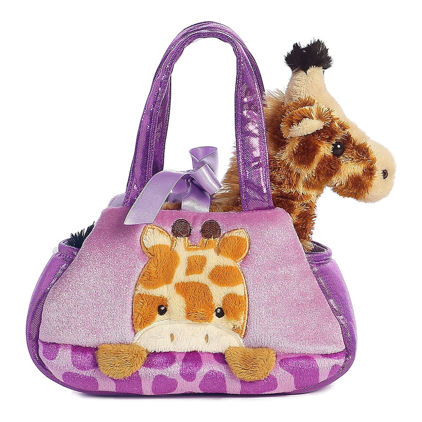 Aurora Peek-A-Boo Giraffe 7 Inch Plush Figure