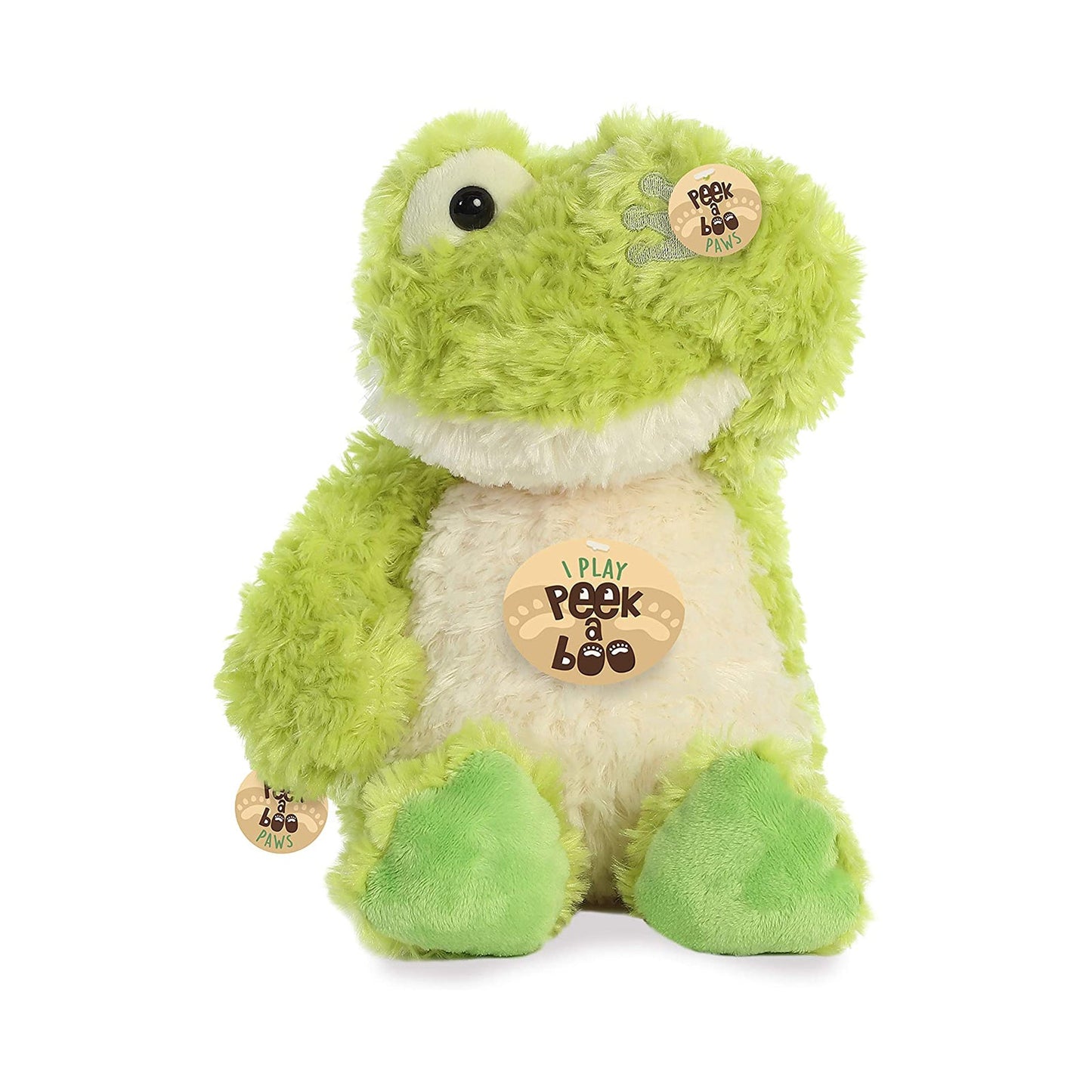 Aurora Peek A Boo Frog 12 Inch Plush Figure