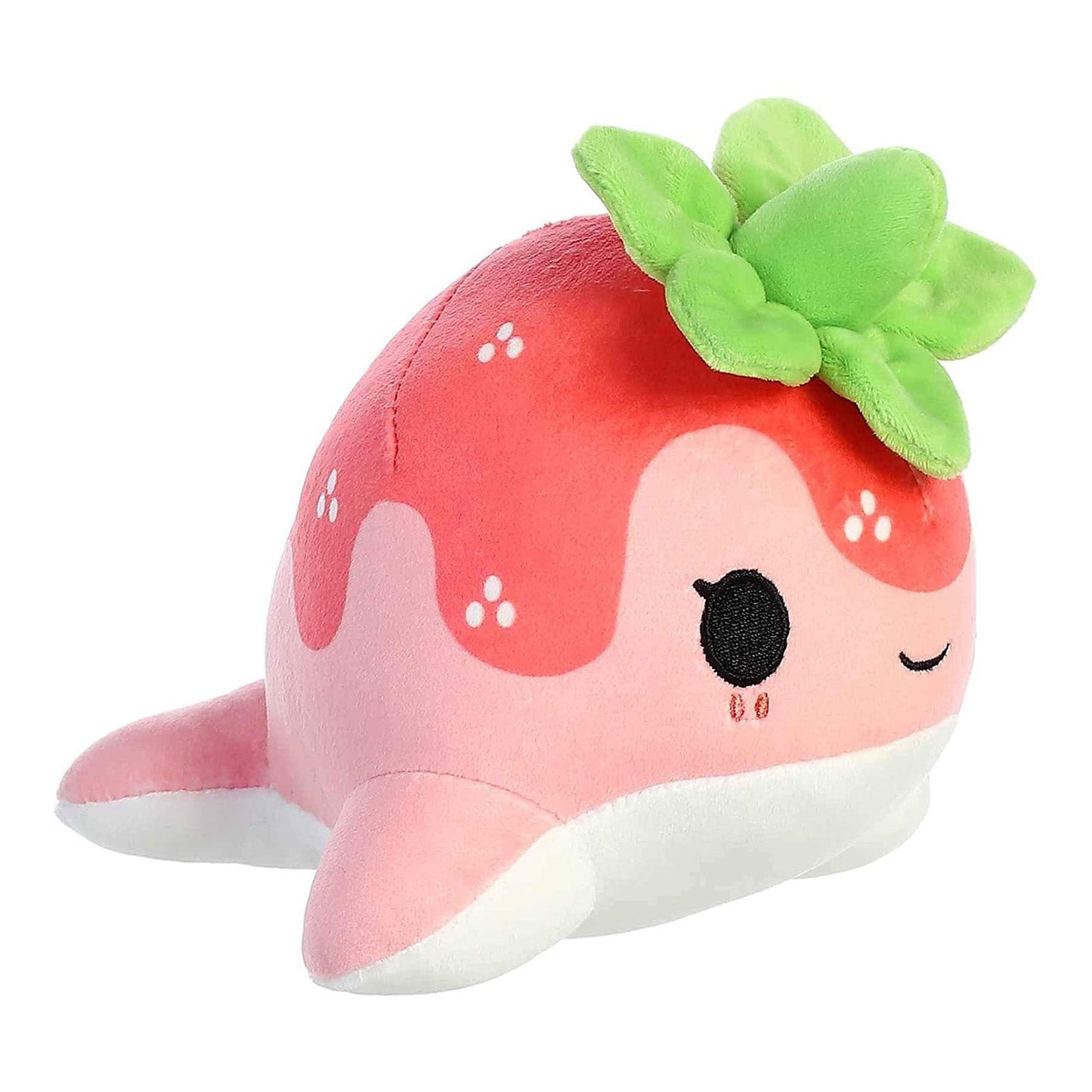 Aurora Strawberry Nomwhal 7  Inch Plush Figure