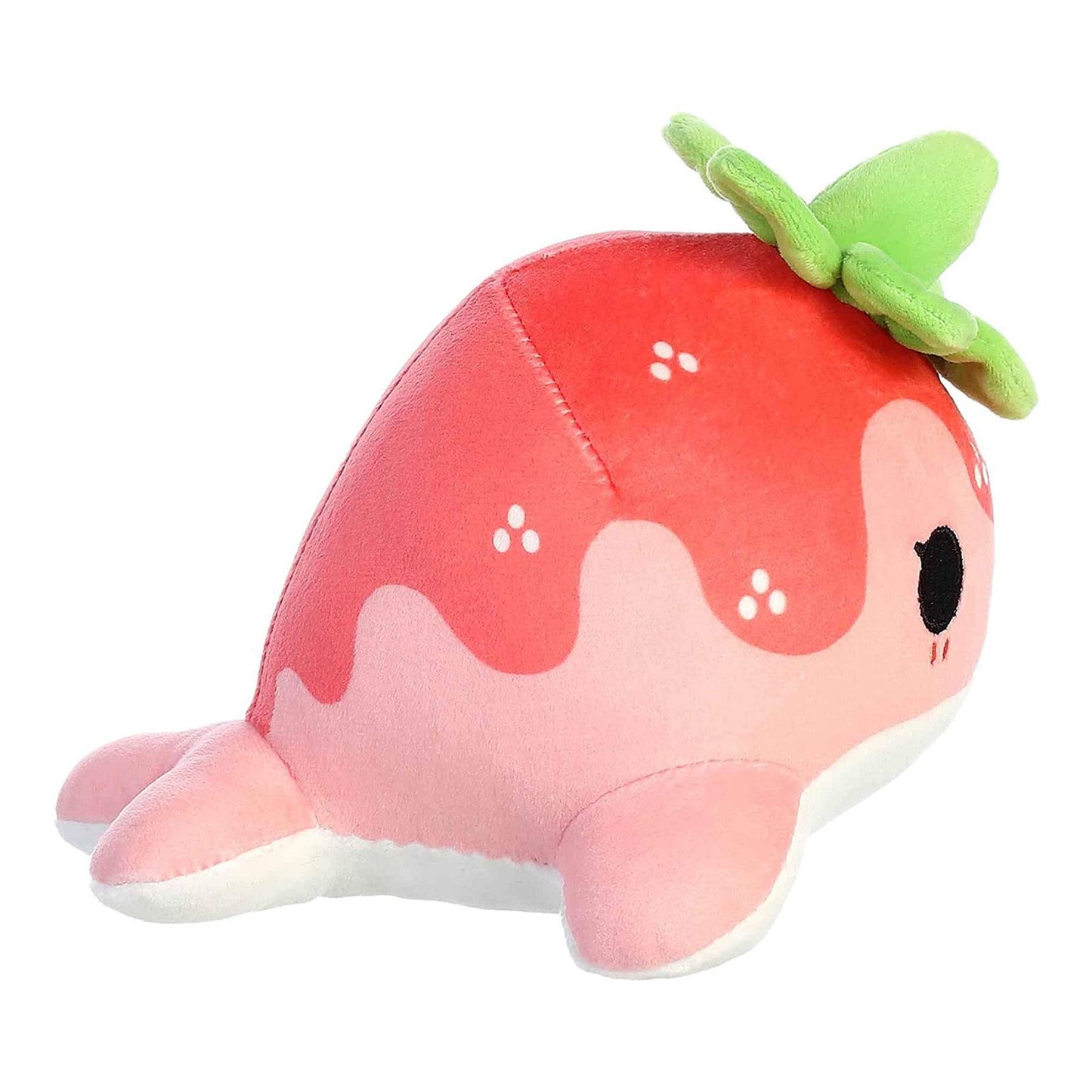 Aurora Strawberry Nomwhal 7  Inch Plush Figure