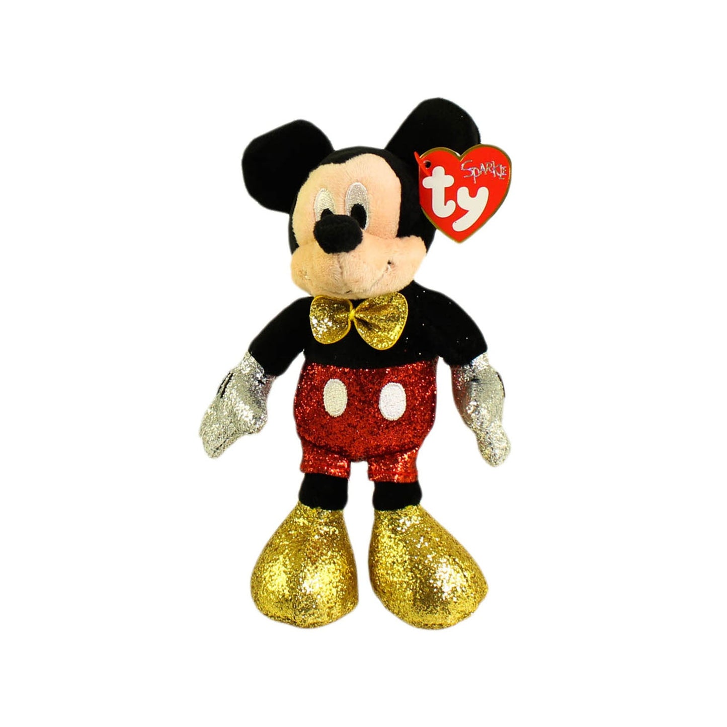 Ty Disney Mickey Sparkle 6 Inch Plush Figure