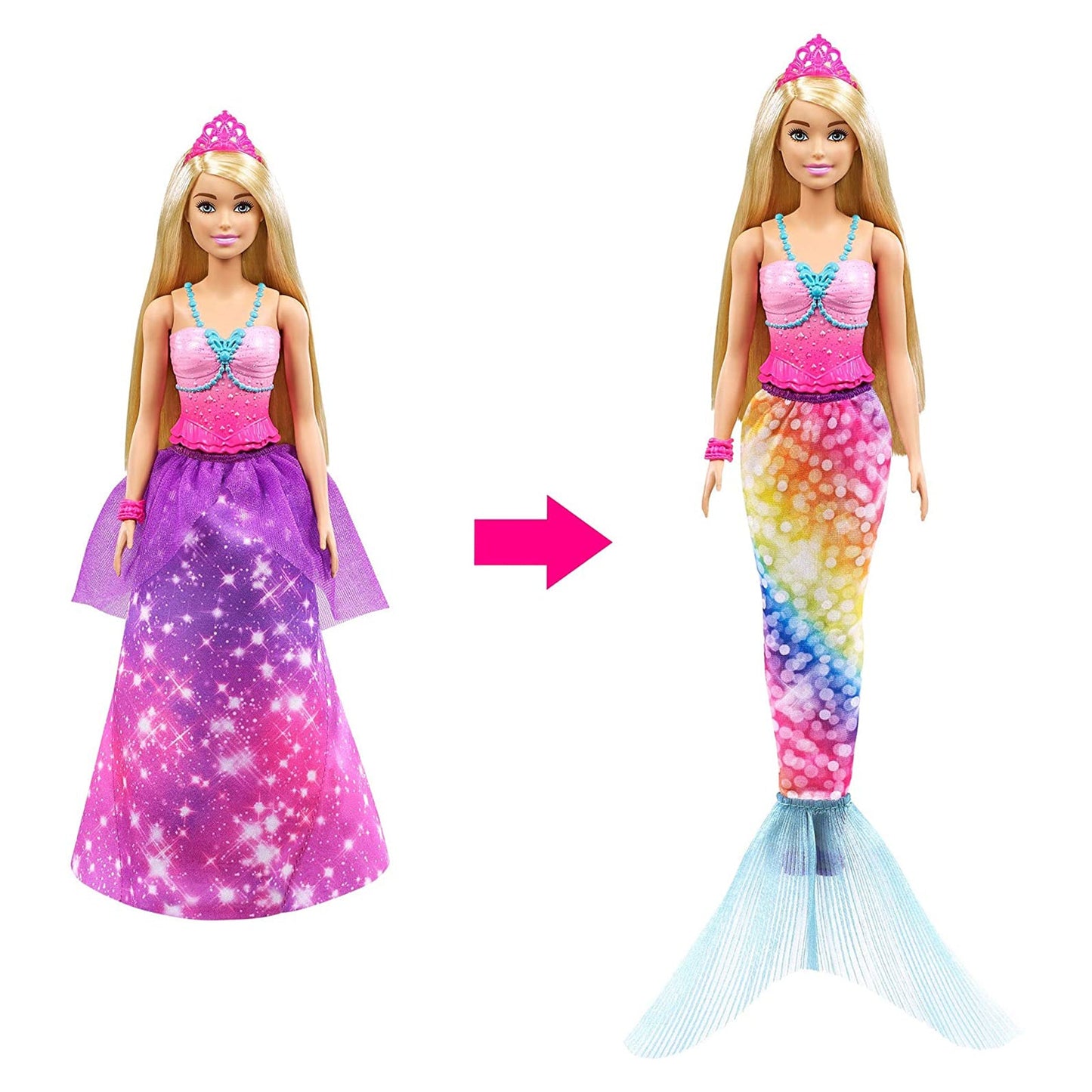 Barbie Dreamtopia 2 In 1 Blonde Doll Set