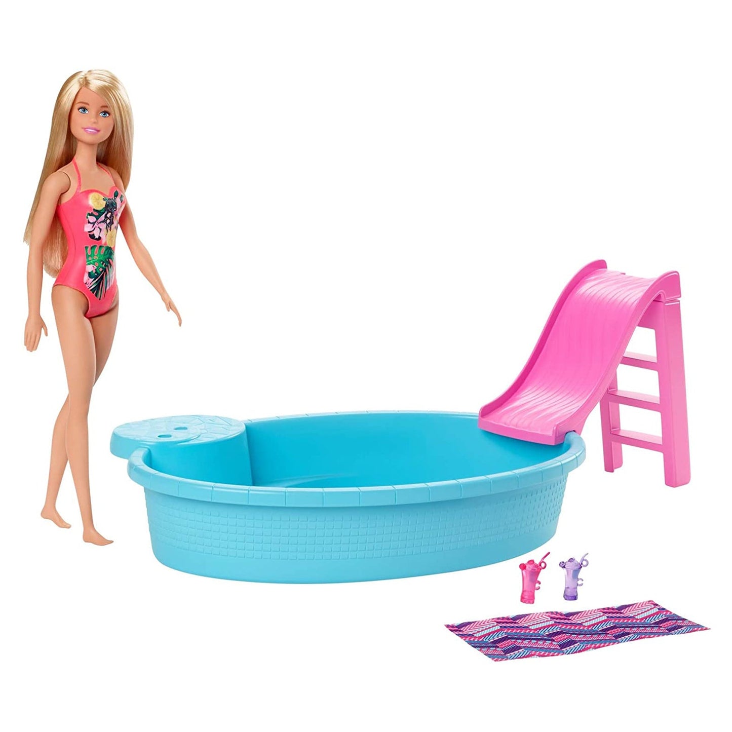 Barbie Pool And Slide Pool Play Set