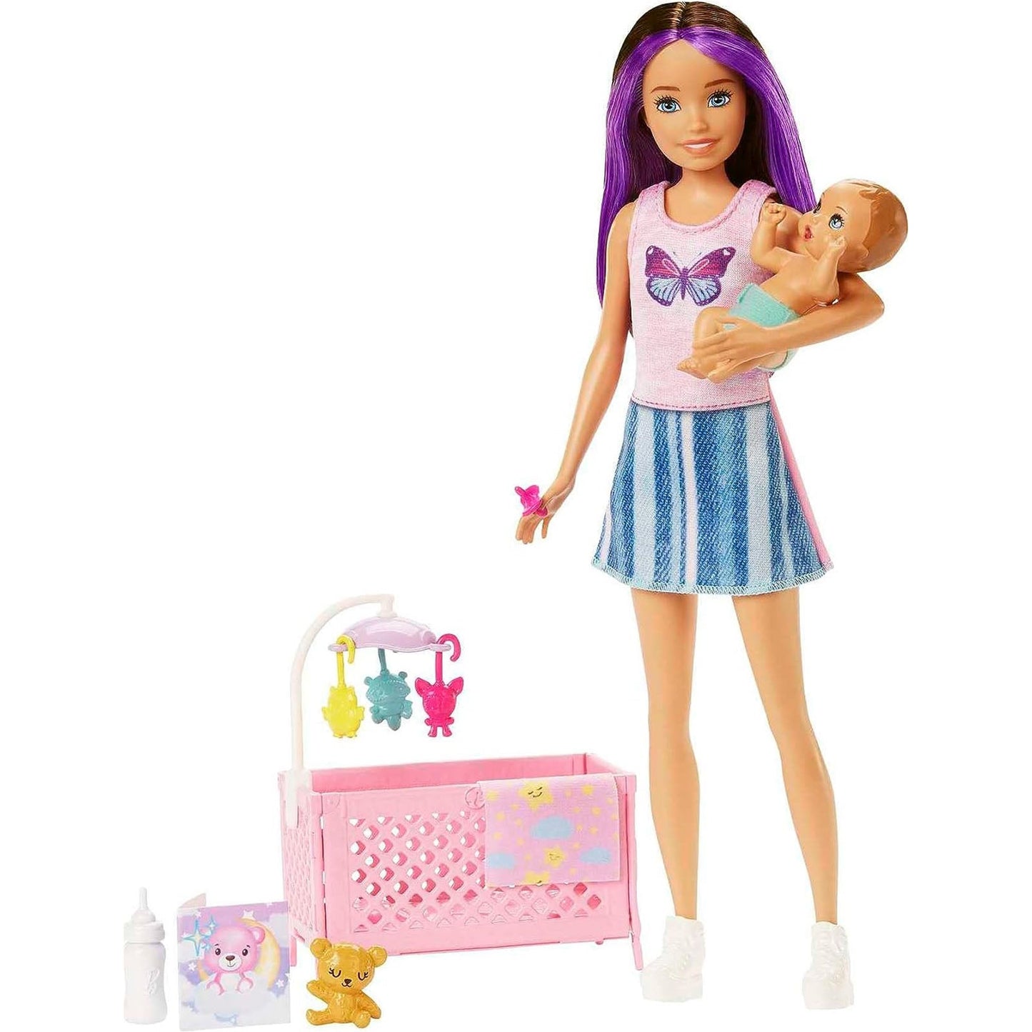 Barbie Skipper Babysitters Inc Skipper Doll With Baby Doll And Accessories