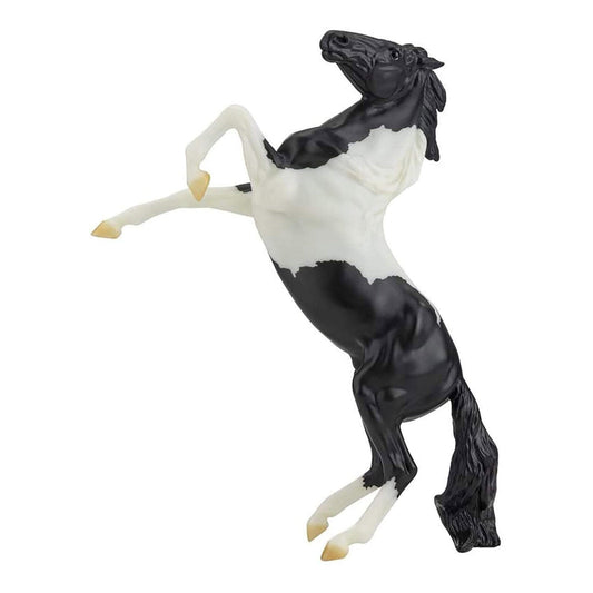 Breyer Black Pinto Rearing Mustang 1:12 Scale 961