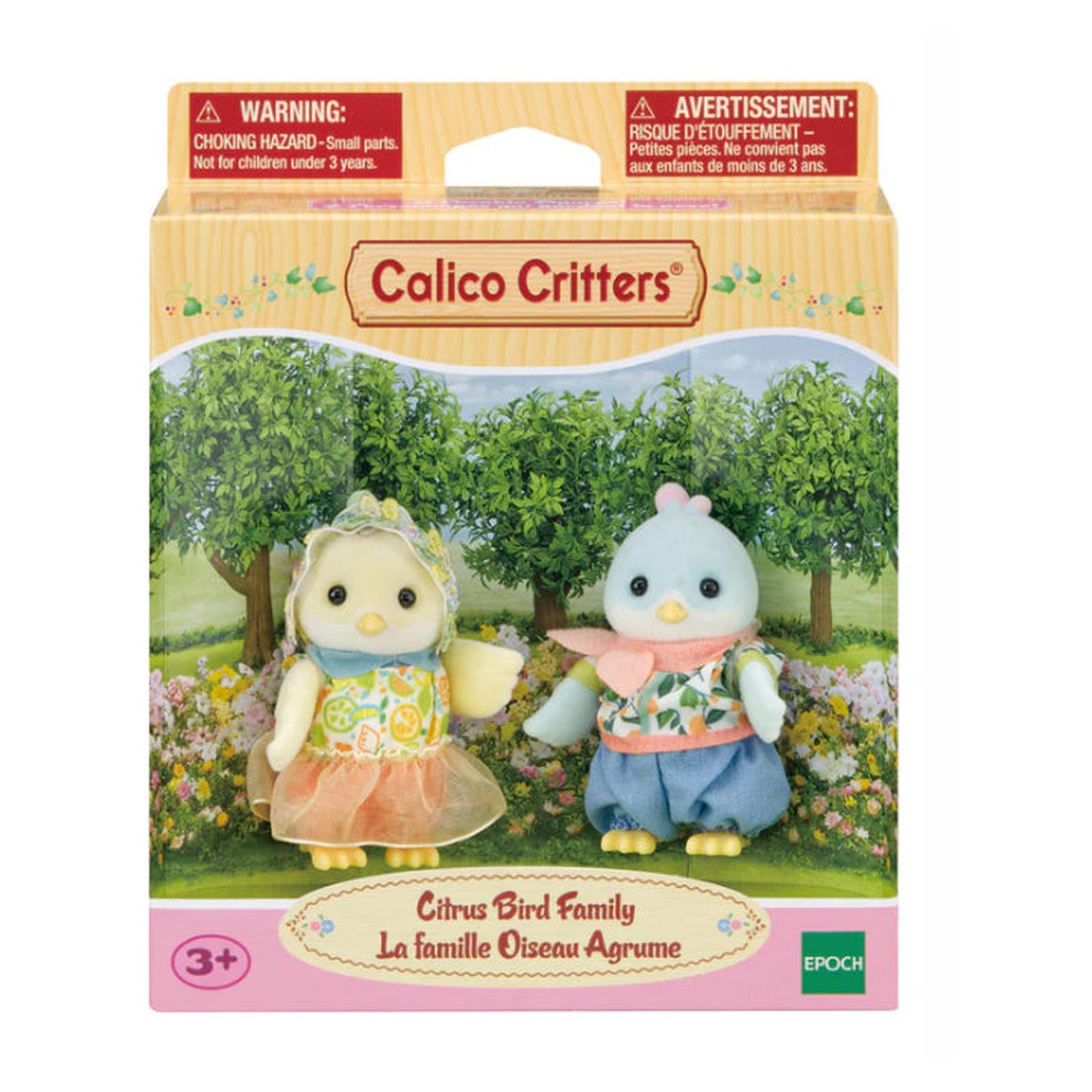 Calico Critters Citrus Bird Family Figure Set CC2279 – Elephant's Trunk