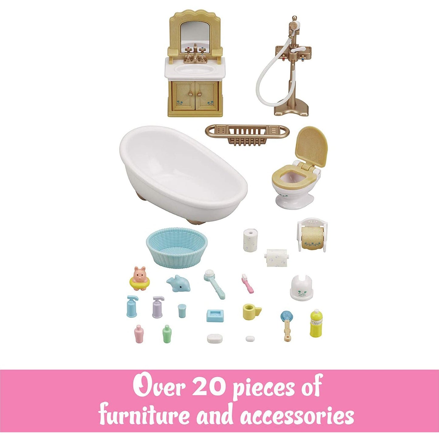 Calico Critters Country Bathroom Furniture Set