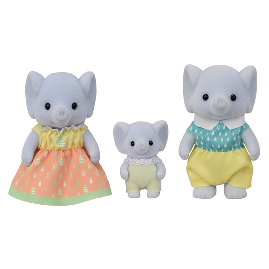 Calico Critters Elephant Family Trio Figure Set CC2238