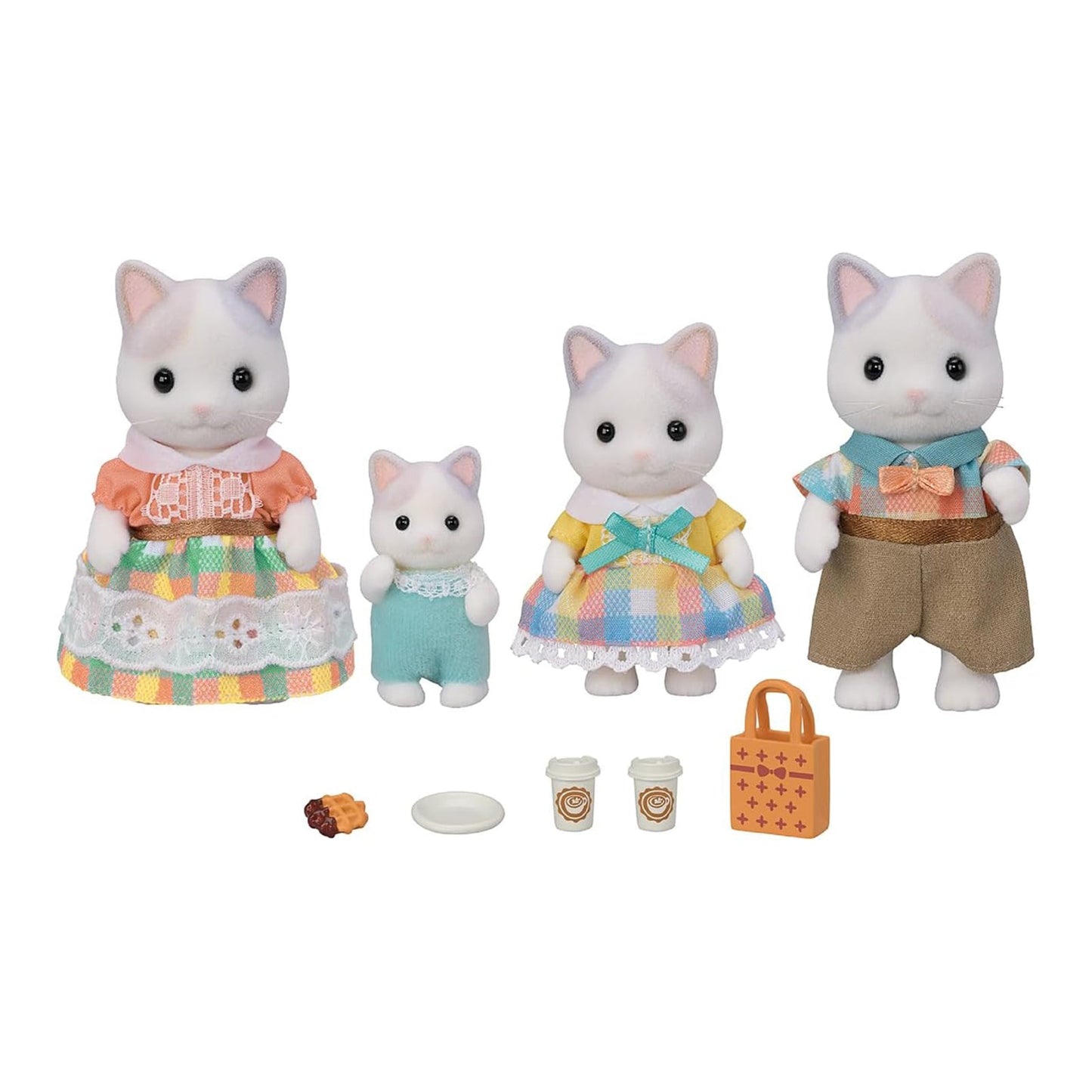 Calico Critters Latte Cat Family Figure Set CC2161