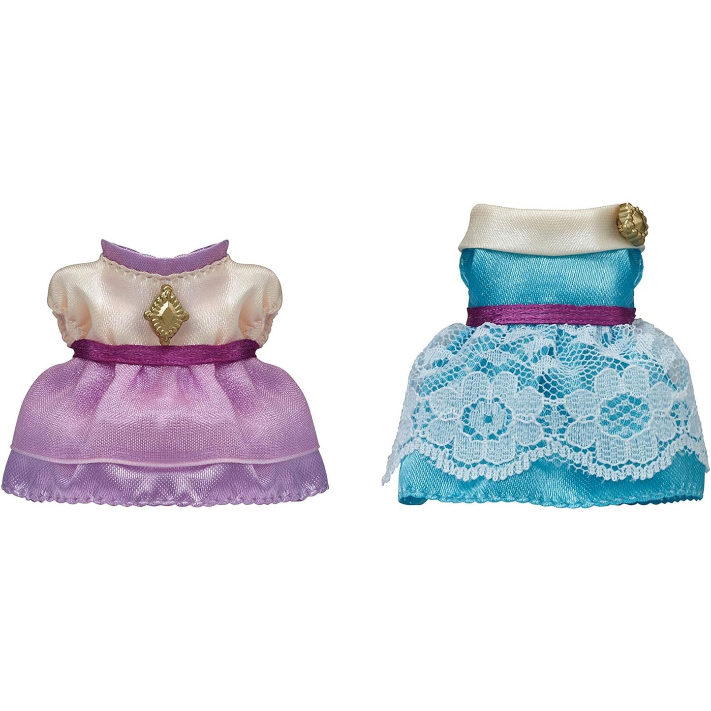 Calico Critters Lavender And Aqua Dress Up Set