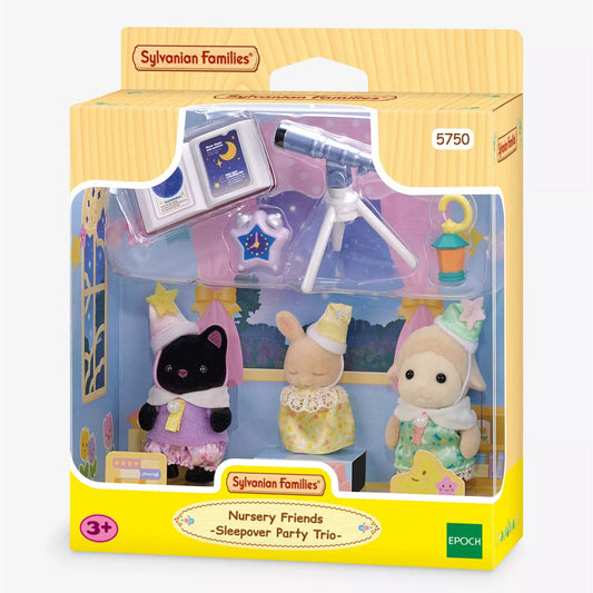 Calico Critters Nursery Friends Sleepover Party Trio Set CC2173