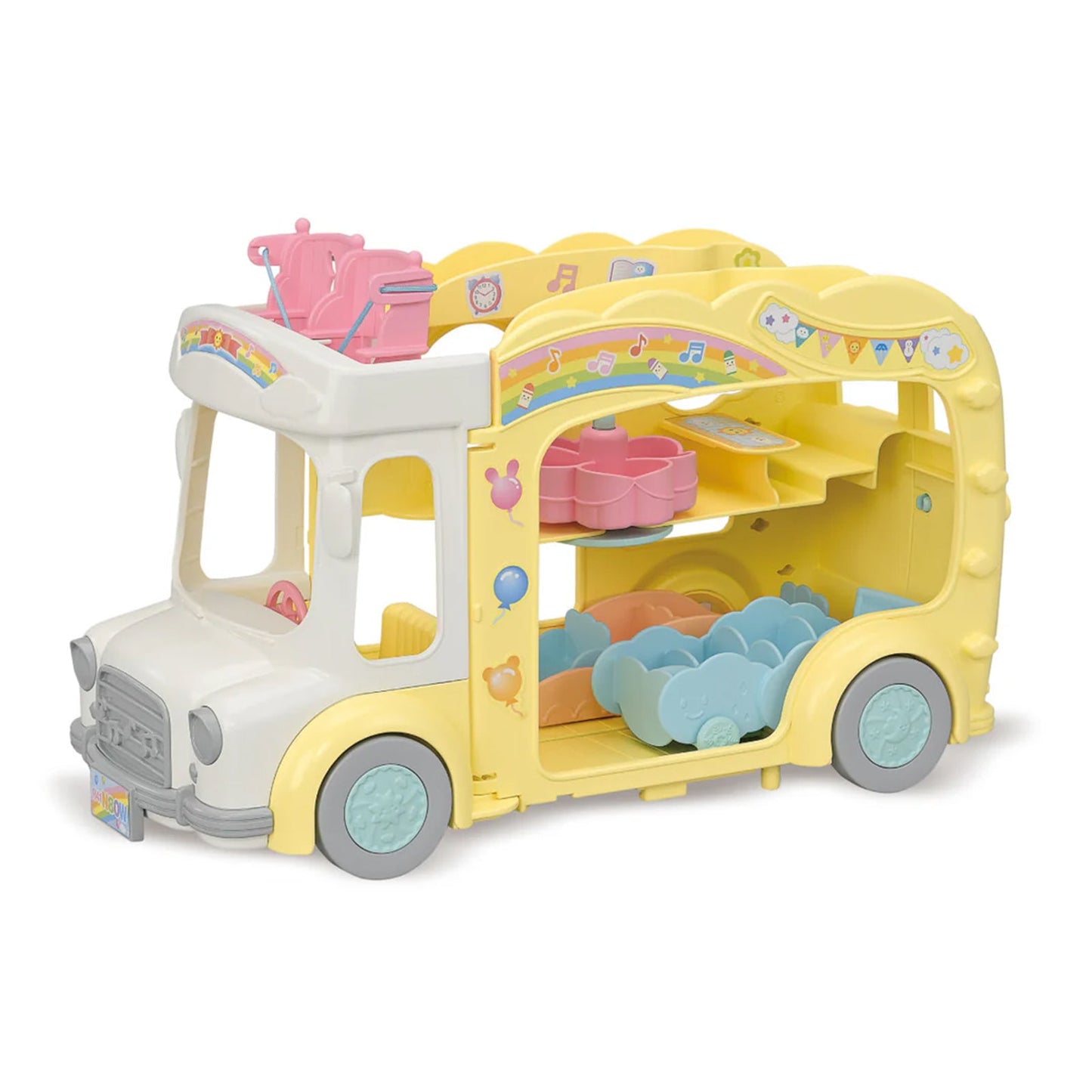 Calico Critters Rainbow Fun Nursery Bus Set CC2167