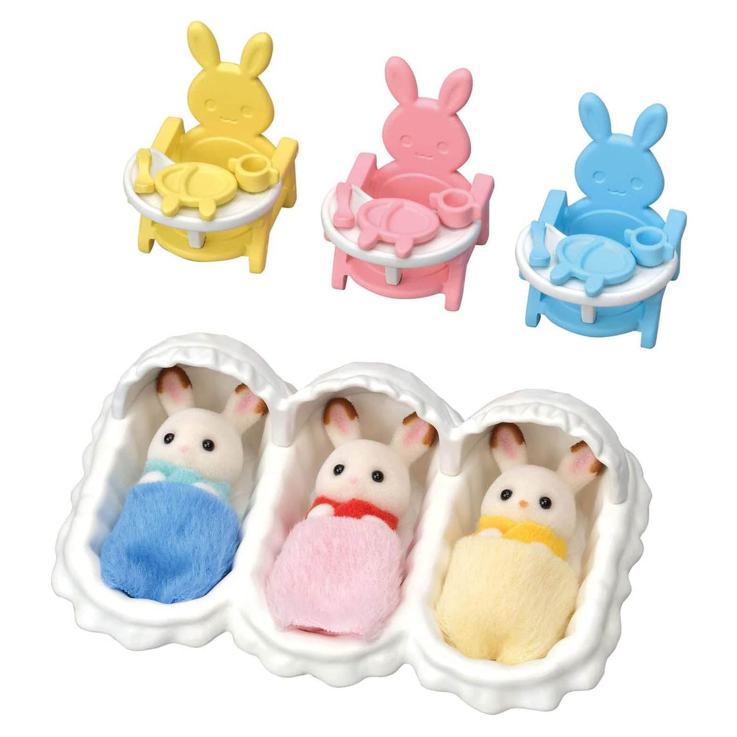 Calico Critters Triplets Care Set