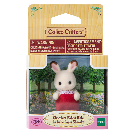 Calico Critters Chocolate Rabbit Baby Figure CC2342