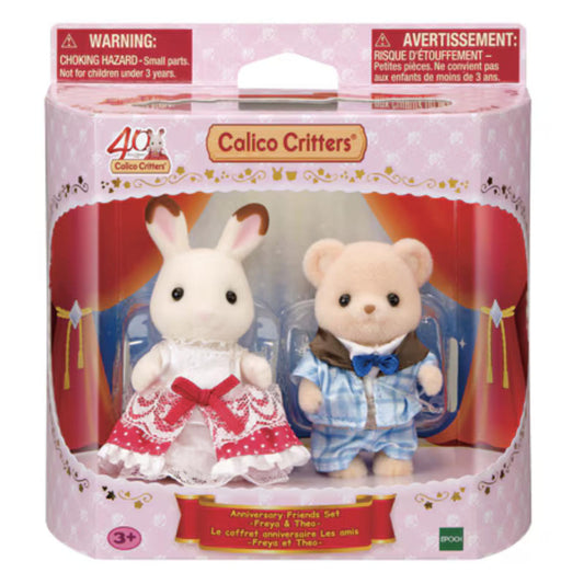 Calico Critters Freya And Theo Anniversary Friends Figure Set