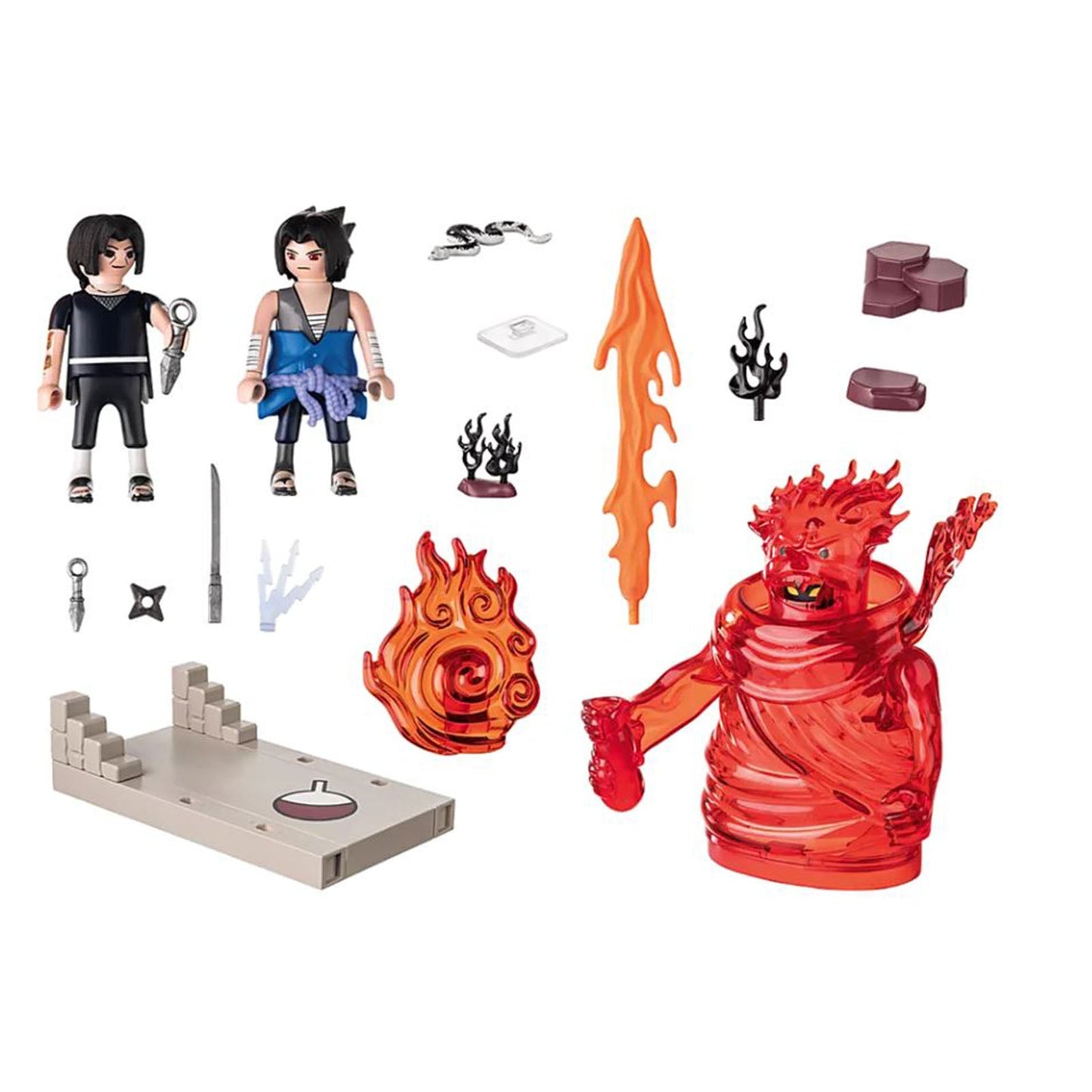 Playmobil Naruto Shippuden Sasuke Vs Itachi Building Set 70666