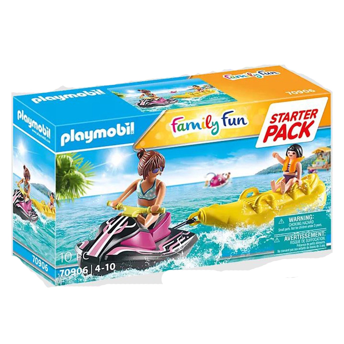 Playmobil Family Fun Jet Ski With Banana Boat Building Set 70906