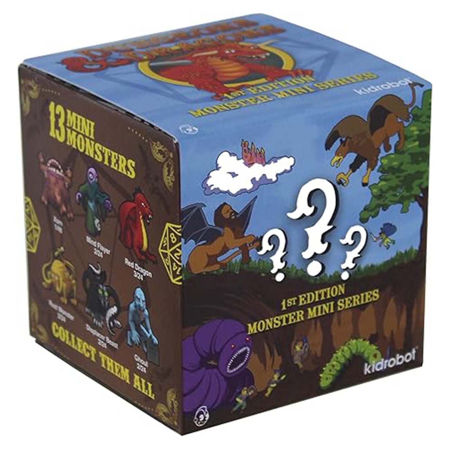 Kidrobot Dungeons And Dragons Series 2 1st Edition Monster Mini Series Single Blind Box Figure