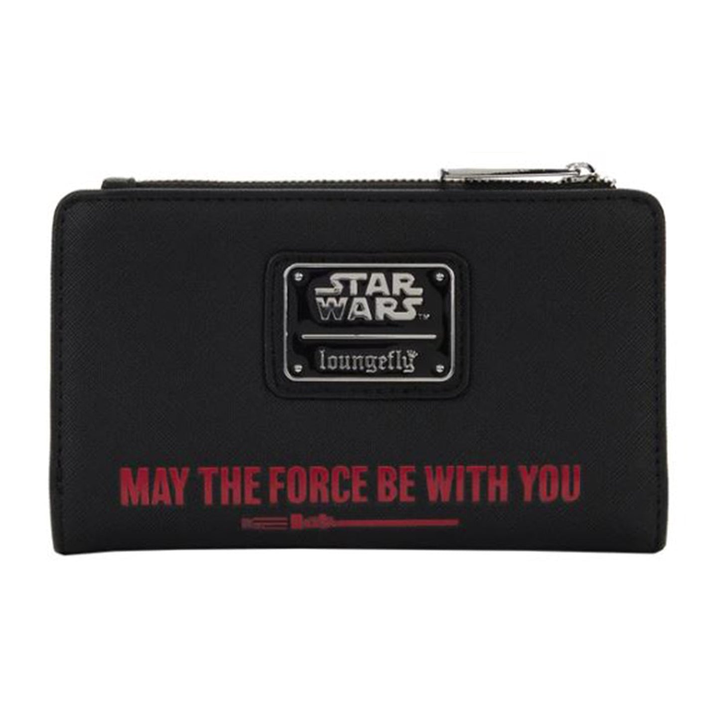 Loungefly Star Wars Trilogy Two May The Force Be With You Flap Wallet