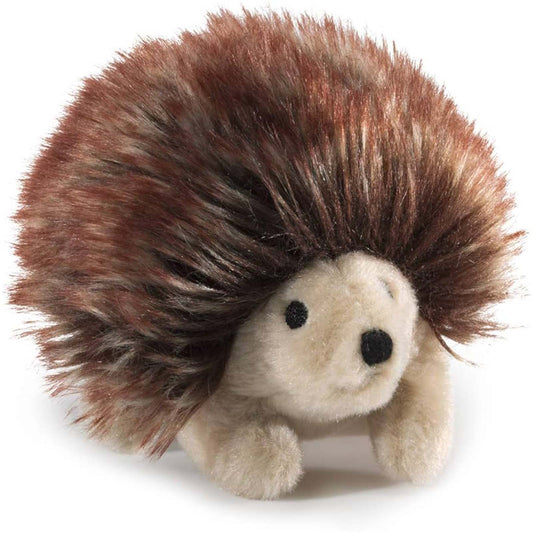 Folkmanis Hedgehog Mini 3.5 Inch Plush Puppet