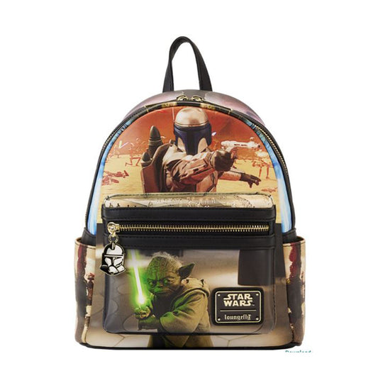 Loungefly Star Wars Episode Two Attack Of The Clones Scene Mini Backpack