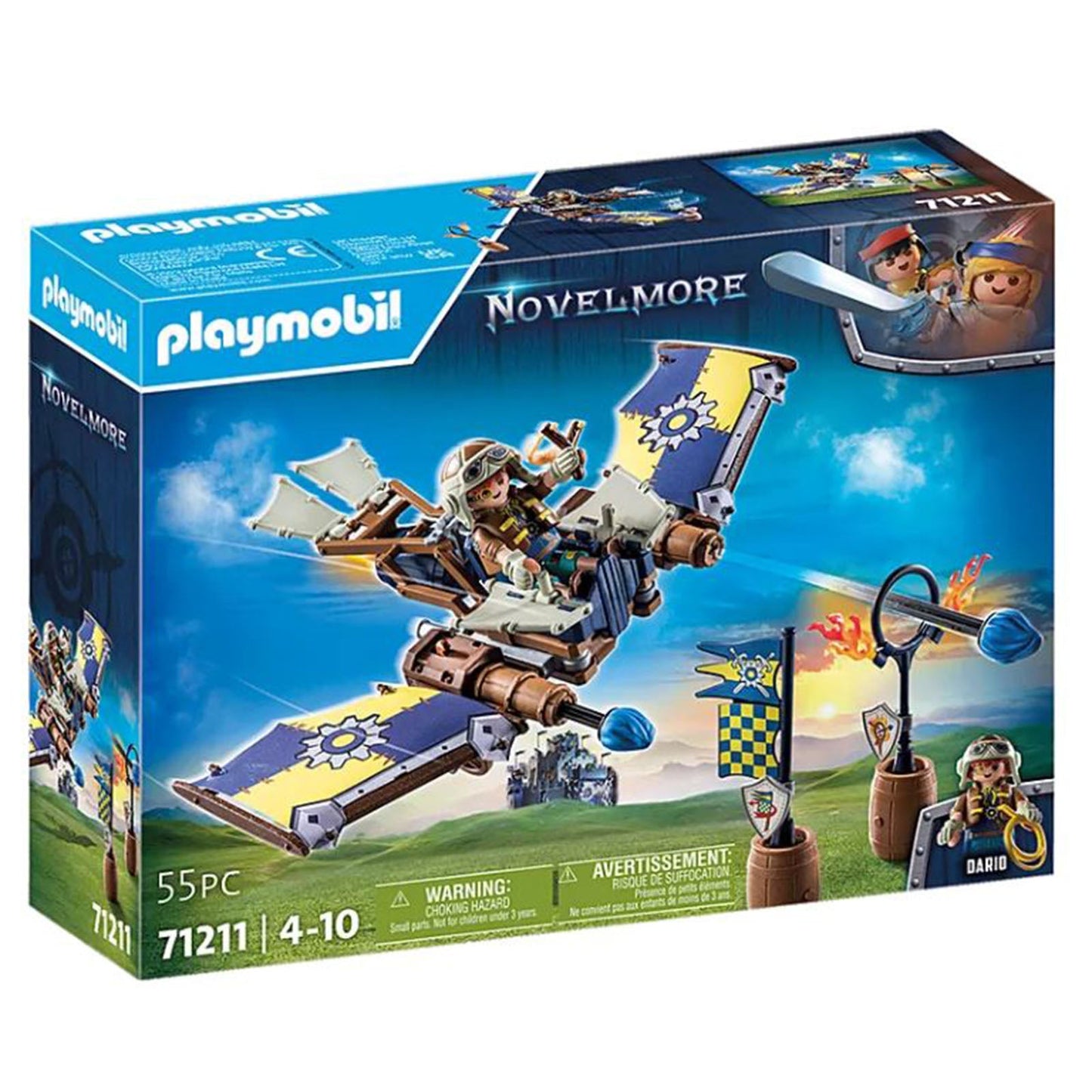 Playmobil Novelmore Dario's Glider Building Set 71211