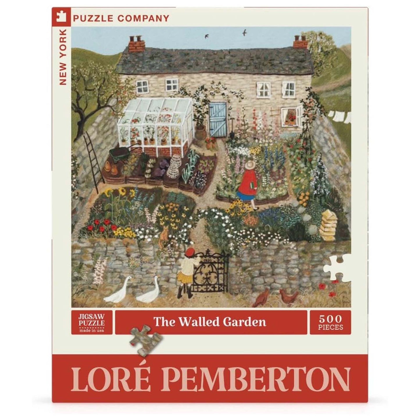 New York Puzzle The Walled Garden 500 Piece Jigsaw Puzzle