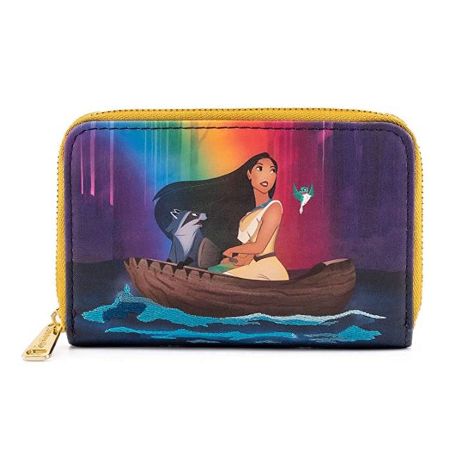 Loungefly Disney Pocahontas Just Around The River Bend Zip Around Wallet