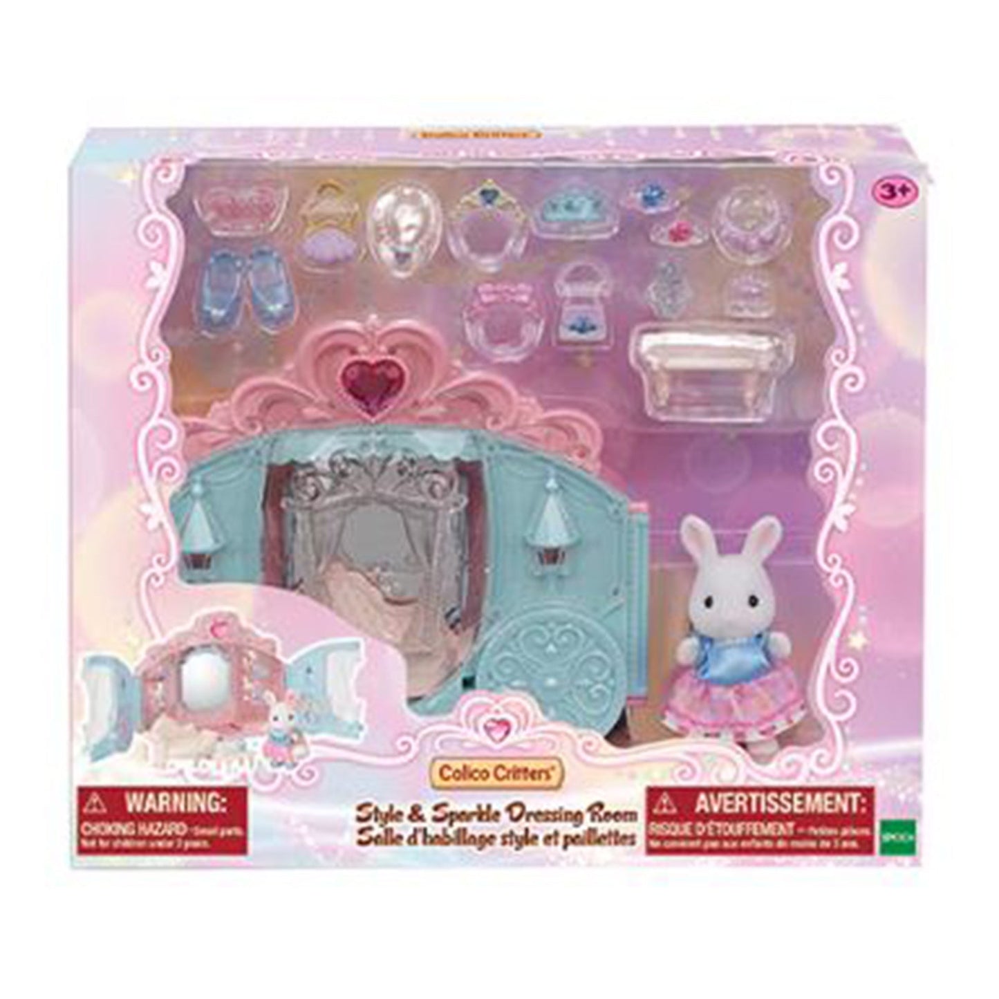 Calico Critters Style And Sparkle Dressing Room Playset