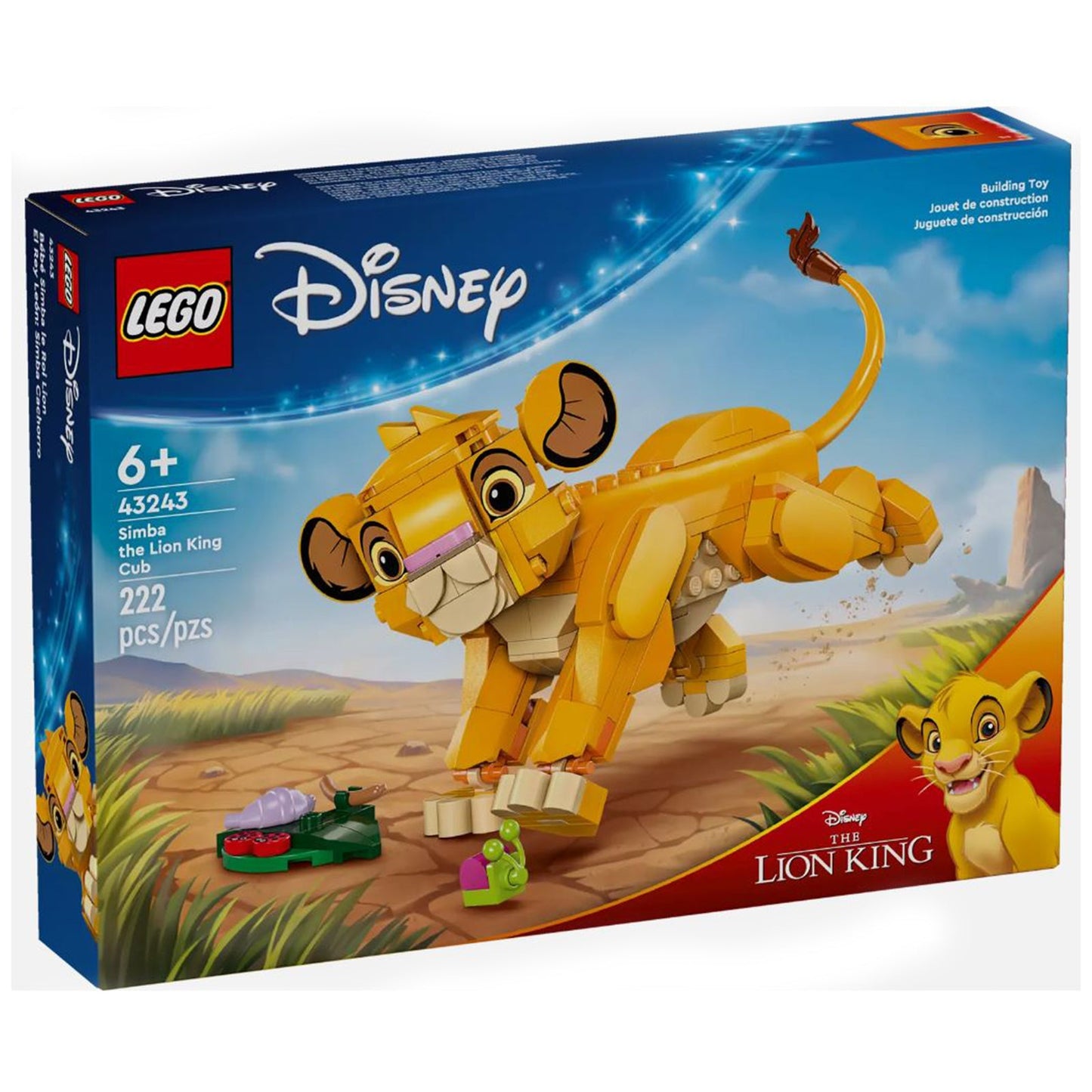 LEGO® Disney Simba The Lion King Cub Building Set 43243