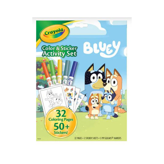 Crayola Bluey Color And Sticker Activity Set